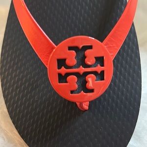 NEW, TORY BURCH, RED LOGO